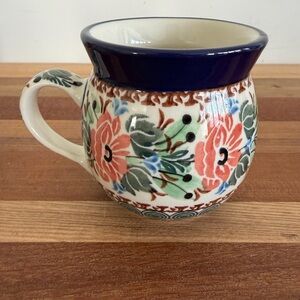 Polish Pottery Bubble Mug Ceramika Artystyczna